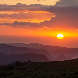 Simien Mountains - Geech - Sunset